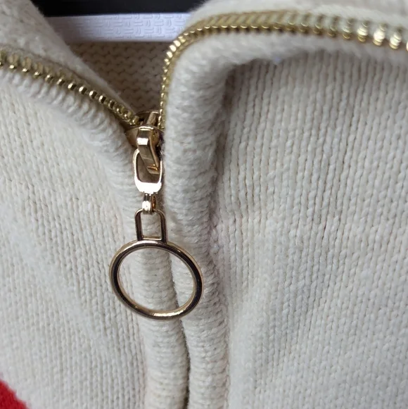 Show Me Your Mumu Weston Half Zip Pullover Womens Small Sweater Shirt - Picture 4 of 13